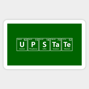 Upstate (U-P-S-Ta-Te) Periodic Elements Spelling Sticker